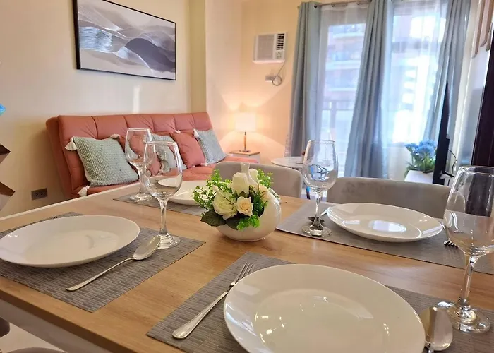 Expansive 1br -40sqm -pet -parking,moa,picc,wtc, Airport Apartamento