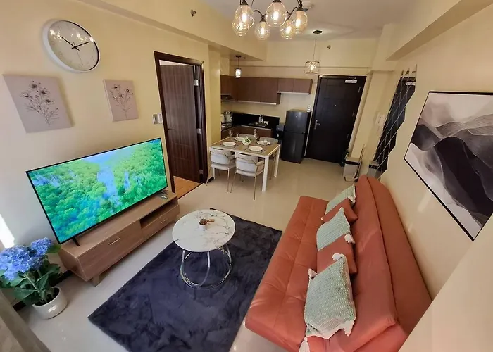 Expansive 1br -40sqm -pet -parking,moa,picc,wtc, Airport Apartamento